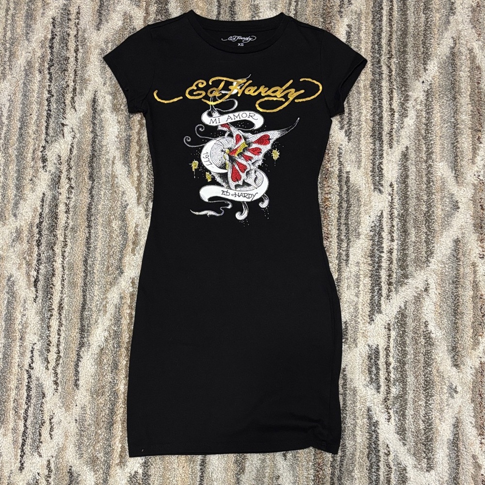 Ed Hardy Black mini Dress